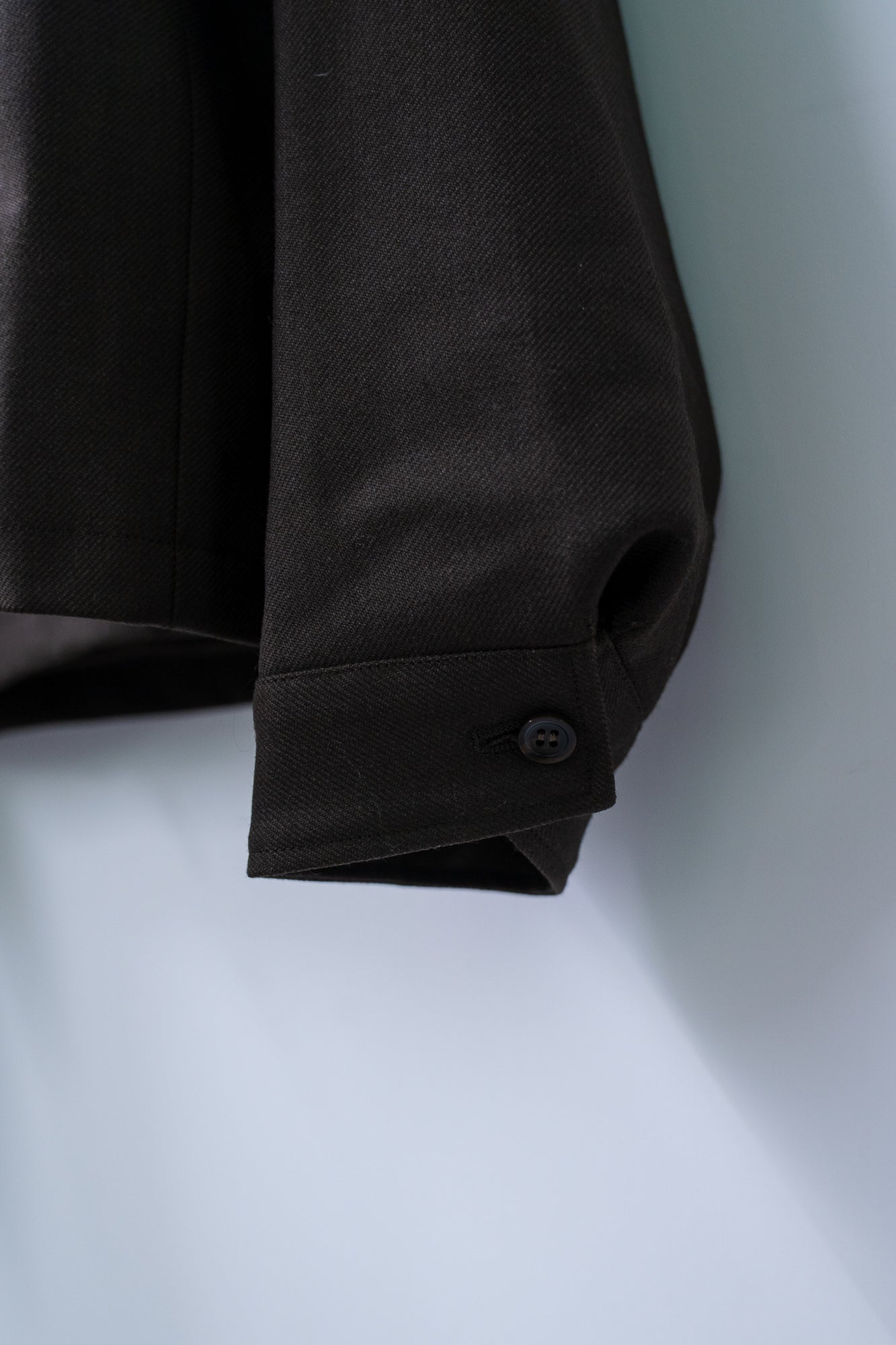 WOOL ZIP JACKET_BROWN