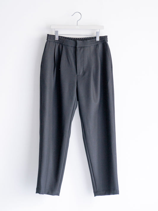 WOOL EASY SLACKS (Black)