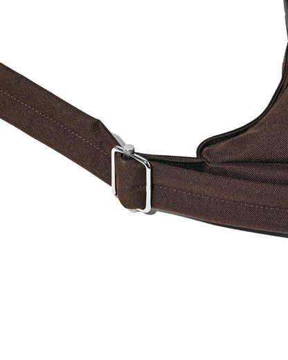 SU　VIBRAM ROUND BAG SMALL　BROWN　SU-06-BG01