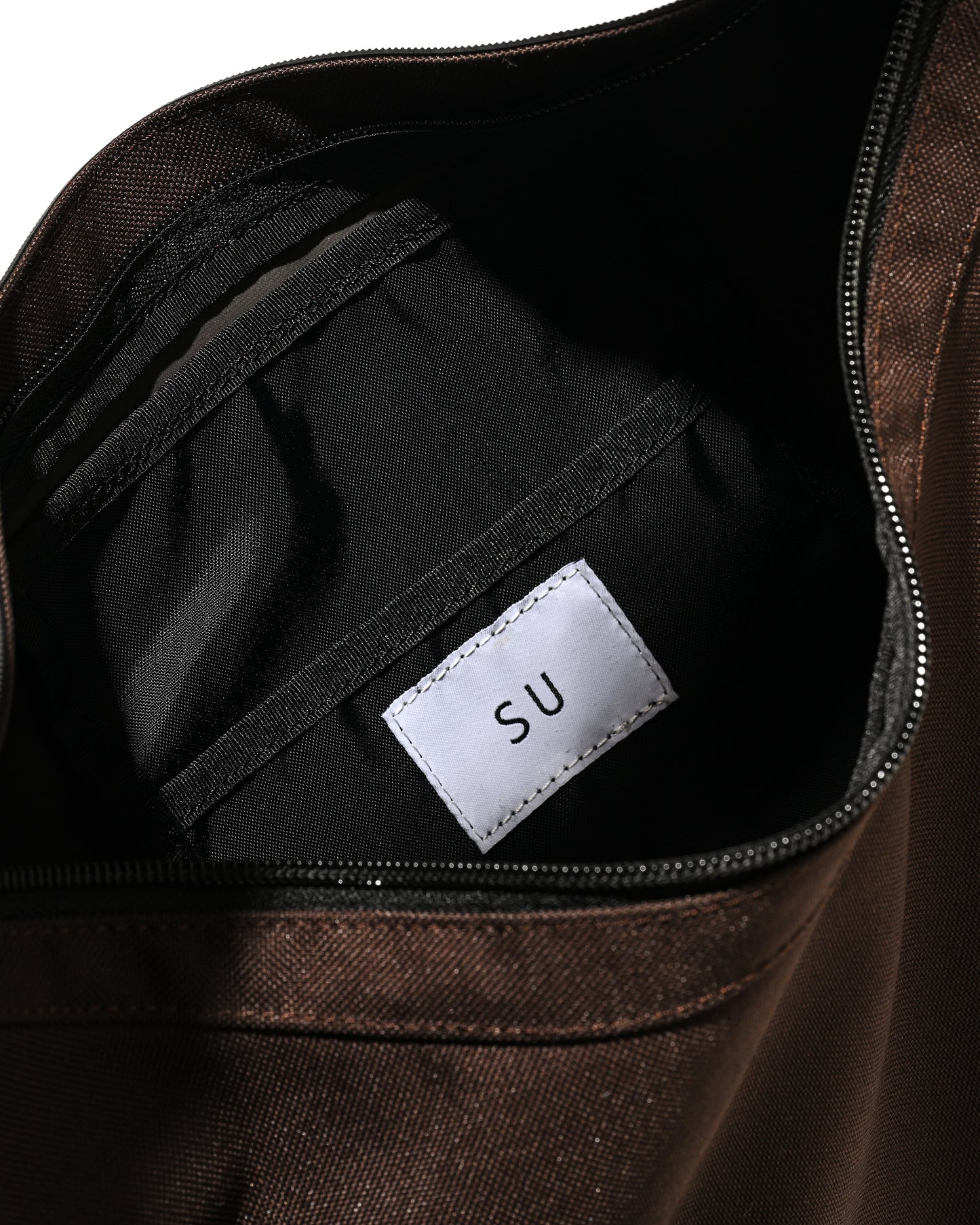 SU　VIBRAM ROUND BAG SMALL　BROWN　SU-06-BG01