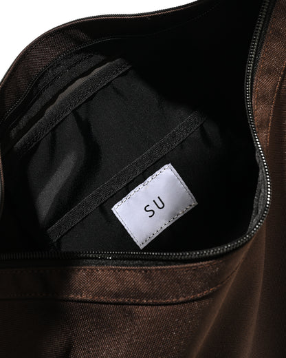SU　VIBRAM ROUND BAG SMALL　BROWN　SU-06-BG01